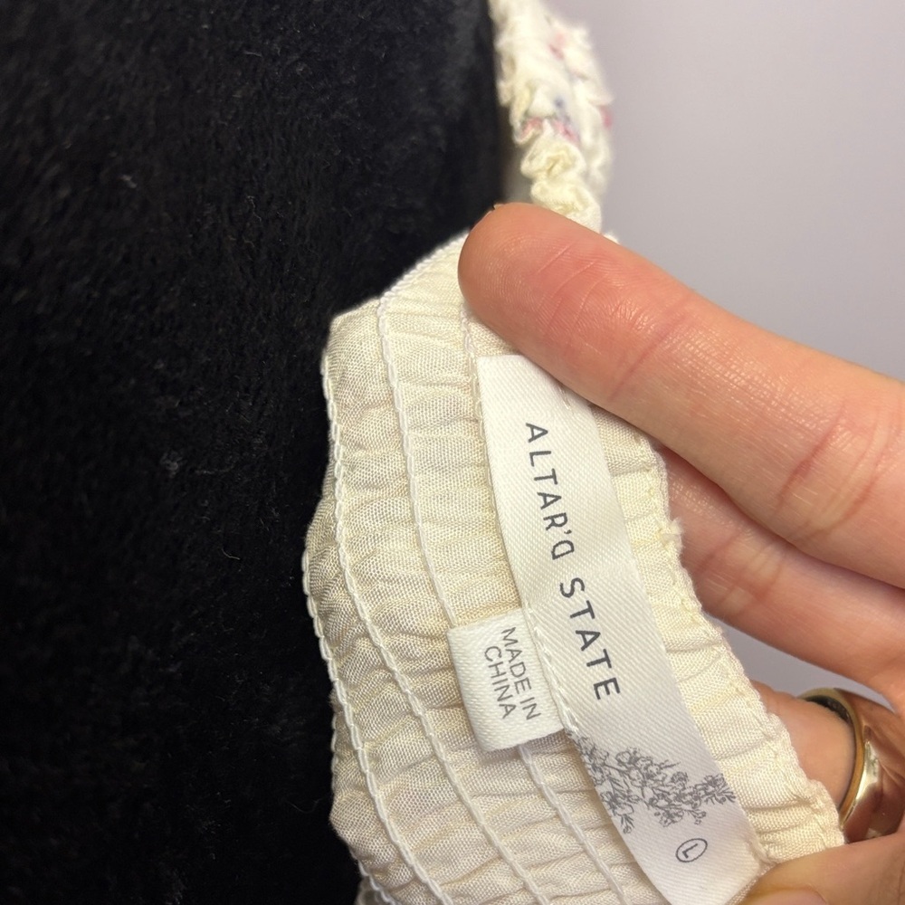 Altar’d State Floral Cream Dress - Picture 2 of 5